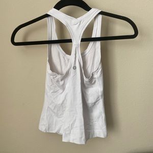 LULULEMON UNLINED WHITE TANK | SIZE-2